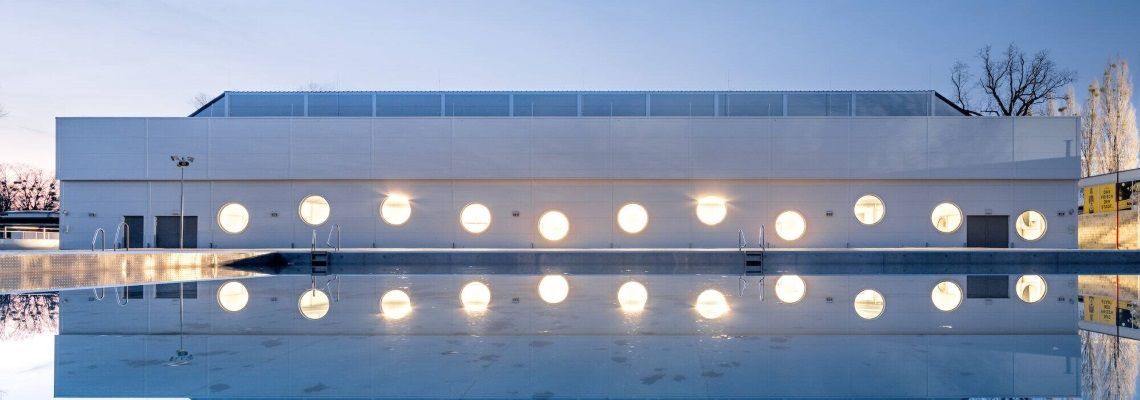 Die Unger Steel Group erhielt eine Auszeichnung in der Kategorie "Nachhaltigkeit" für die mobile Schwimmhalle im Wiener Stadionbad.