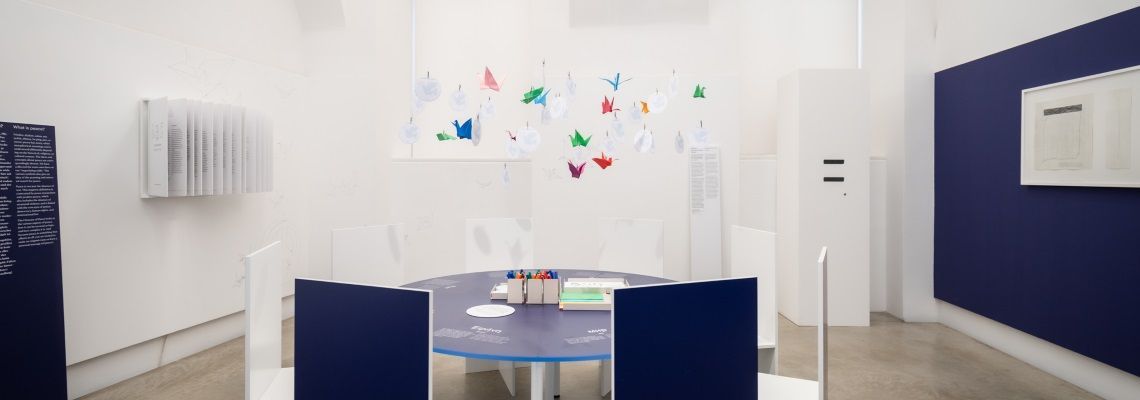 Ausstellungsansicht "Frieden"