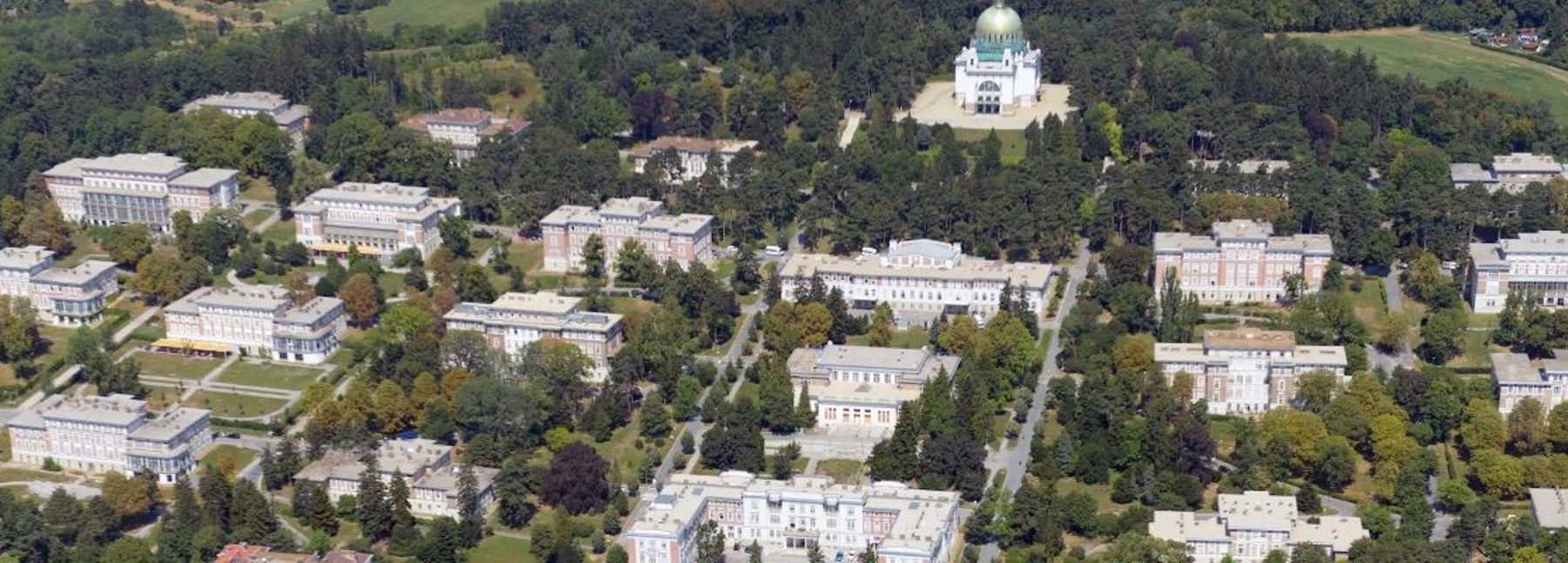 Luftaufnahme des Otto Wagner Areals