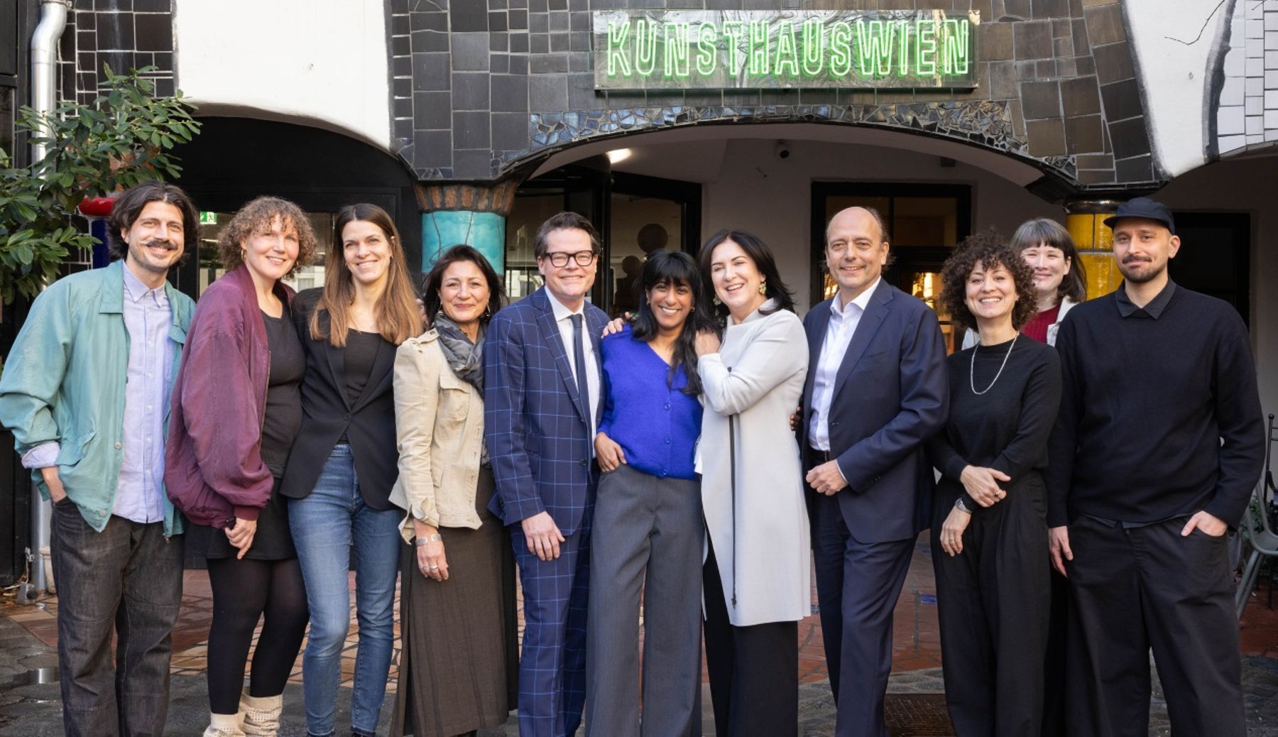 v.l.n.r.: Hektor Peljak, Dorothea Trappel, Sophie Haslinger, Veronica Kaup-Hasler, Jürgen Czernohorszky, Sithara Pathirana, Gerlinde Riedl, Stefan Gara, Anne Faucheret, Veronika Hackl und Stephan Kuss